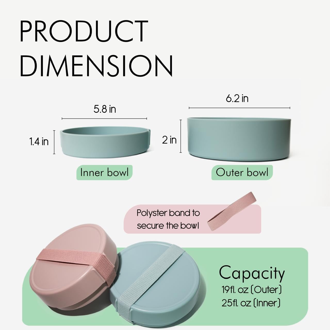 Portable BPA-Free Dog Travel Bowl Set - Image 2