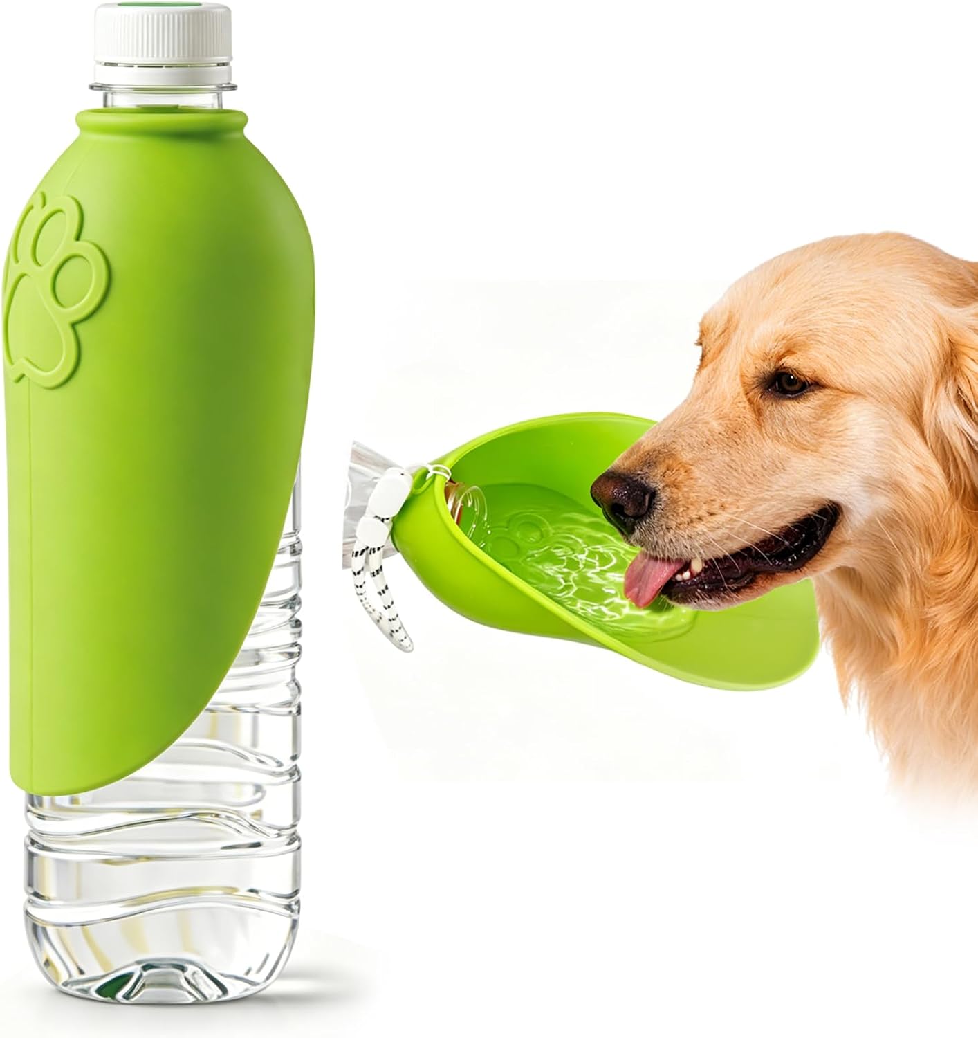 Portable Foldable Dog Water Bowl Attachment