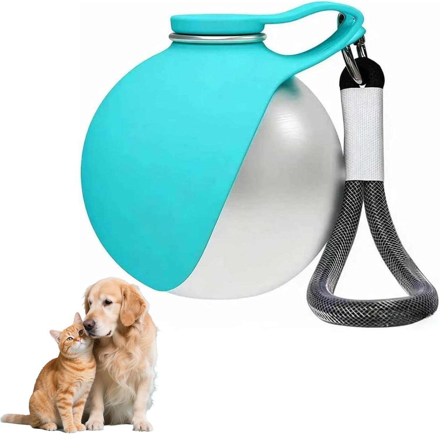 2-in-1 Portable Dog Water Bottle with Bowl